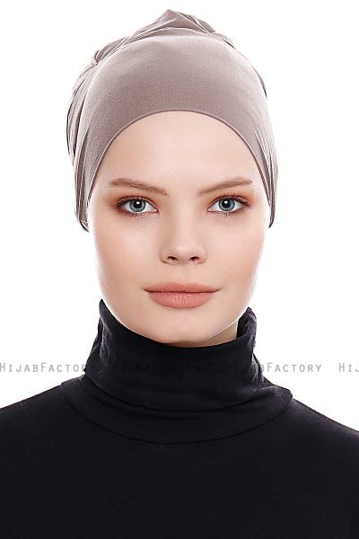 Belgin - Pañuelo XXL Parizien Taupe Oscuro - Ecardin