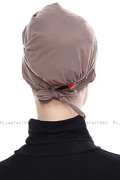 Belgin - Pañuelo XXL Parizien Taupe Oscuro - Ecardin