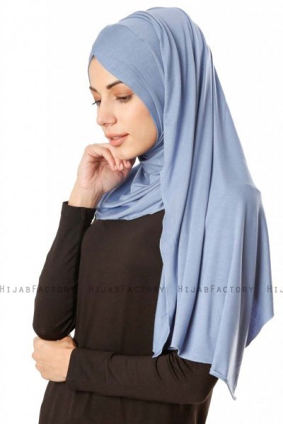Betul - Hijab 1X Jersey Índigo - Ecardin