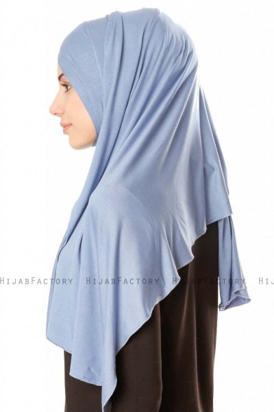 Betul - Hijab 1X Jersey Índigo - Ecardin