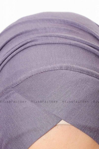 Betul - Hijab 1X Jersey Morado Oscuro - Ecardin