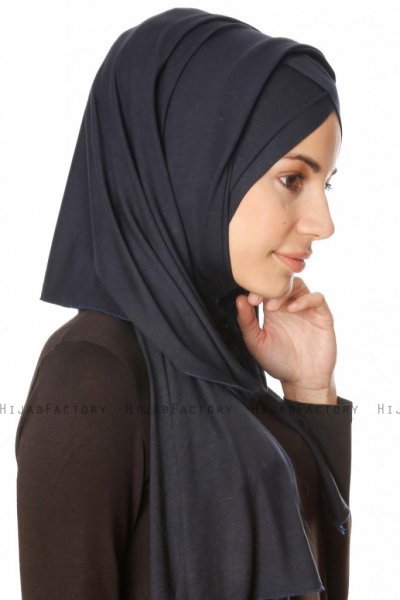 Betul - Hijab 1X Jersey Negro - Ecardin