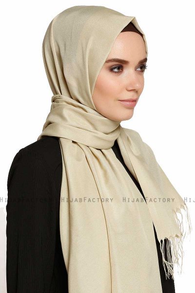 Buse - Beige Hijab - Sehr-i Sal