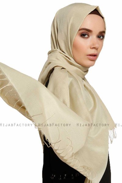 Buse - Beige Hijab - Sehr-i Sal