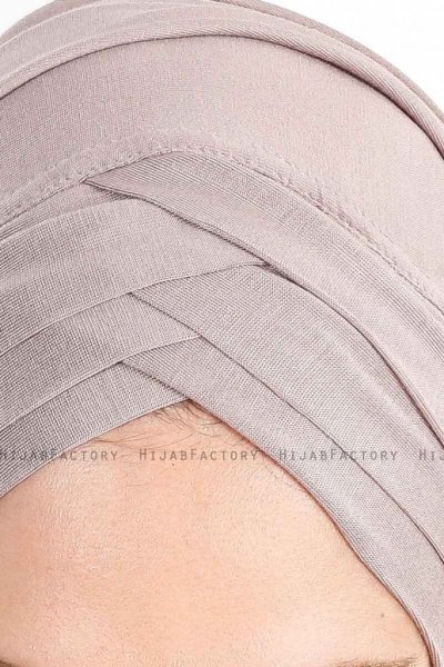 Cansu Stengrå 3X Jersey Hijab Sjal Ecardin 200938-5