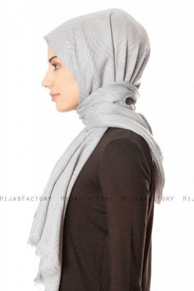 Caria - Hijab Gris Claro - Madame Polo