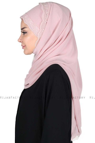 Carin - Hijab Chiffon Práctico Rosa De Antaño
