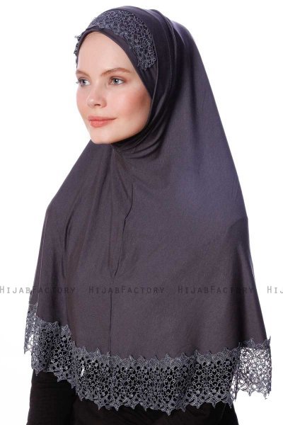 Ceylan - Hijab 2-Piece Al Amira Gris Oscuro