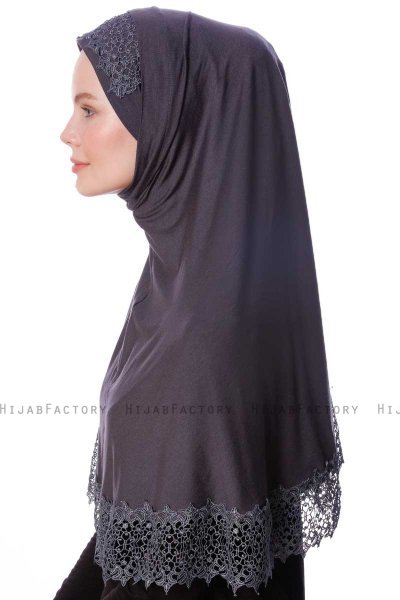 Ceylan - Hijab 2-Piece Al Amira Gris Oscuro