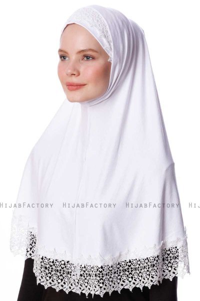 Ceylan - Hijab 2-Piece Al Amira Blanco