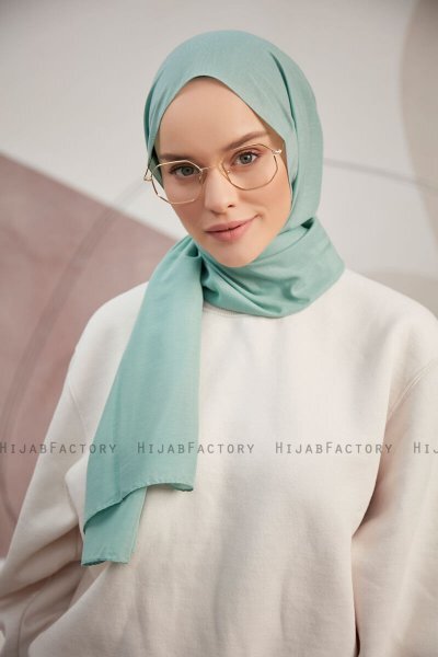 Silky Plain - Hijab Verde Claro
