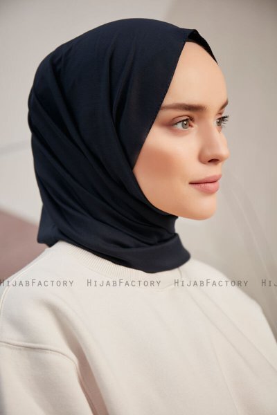 Silky Plain - Hijab Azul Marino