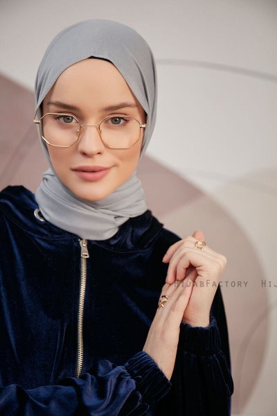 Silky Plain - Hijab Gris