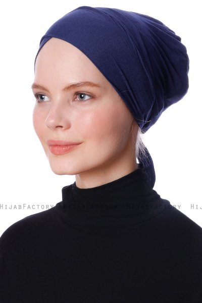 Defne - Pañuelo Parizien Azul Marino - Ecardin