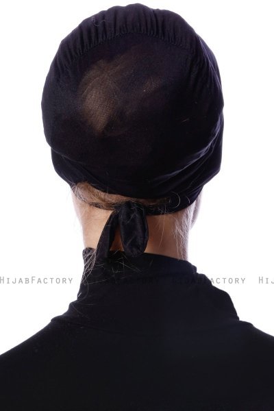 Defne - Pañuelo Parizien Negro - Ecardin