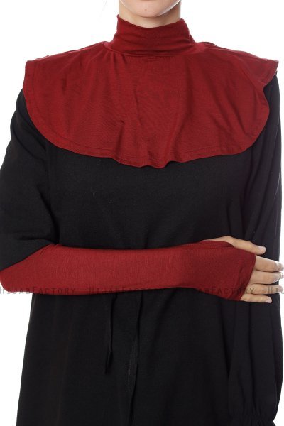 Derin - Cubierta Del Cuello & Mangas Burdeos