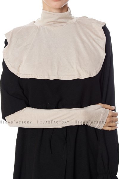 Derin - Cubierta Del Cuello & Mangas Taupe Claro