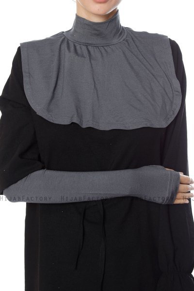 Derin - Cubierta Del Cuello & Mangas Gris Oscuro