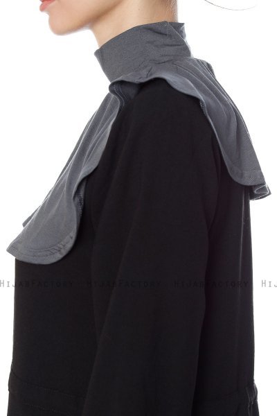 Derin - Cubierta Del Cuello & Mangas Gris Oscuro