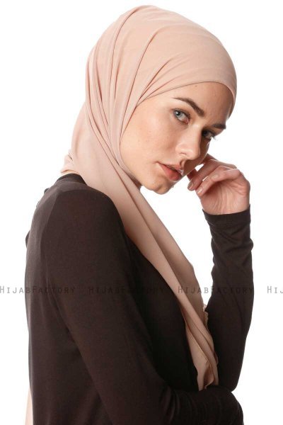 Derya - Hijab Práctico Chiffon Beige