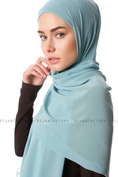 Derya - Hijab Práctico Chiffon Menta