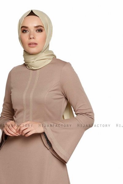 Deste - Vestido Taupe - Miss Halima
