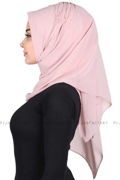 Disa - Hijab Chiffon Práctico Rosa De Antaño