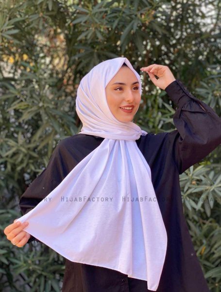 Djamila - Hijab De Algodón Blanco - Mirach