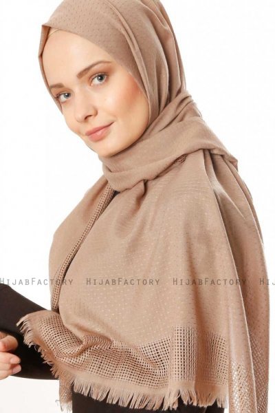Ebru - Hijab Algodón Beige