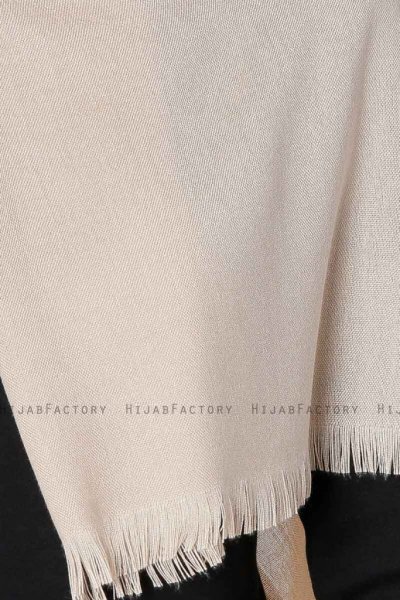 Ece Beige Pashmina Hijab Sjal Halsduk 400038e