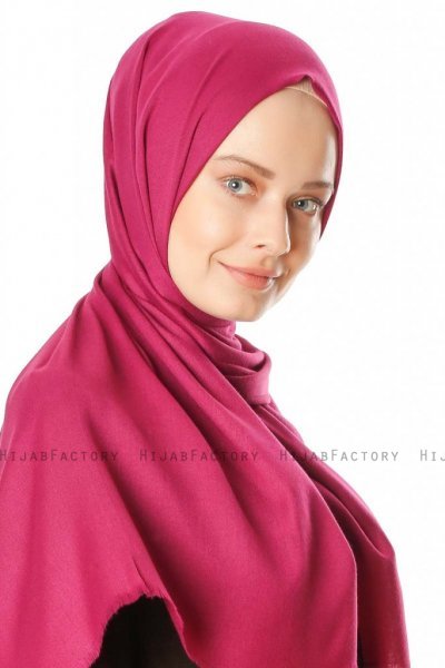 Ece - Hijab Pashmina Fucsia