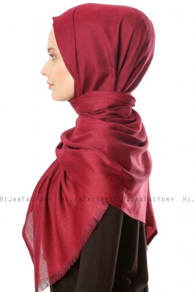Ece - Hijab Pashmina Fucsia Oscuro