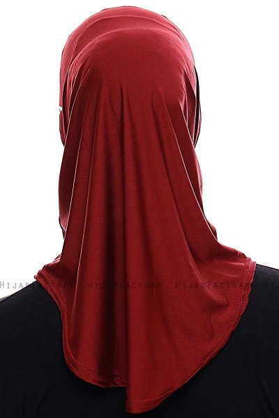 Elif - Hijab Sport Burdeos - Ecardin