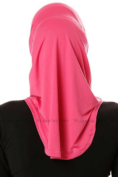 Elif - Hijab Sport Fucsia - Ecardin