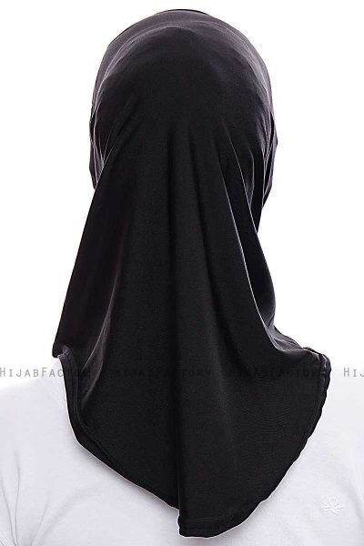Elif - Hijab Sport Negro - Ecardin