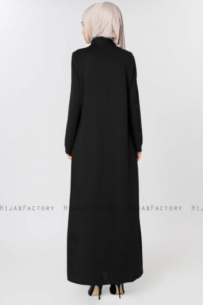 Elvan - Abaya Negro - Miss Cazibe 251001d