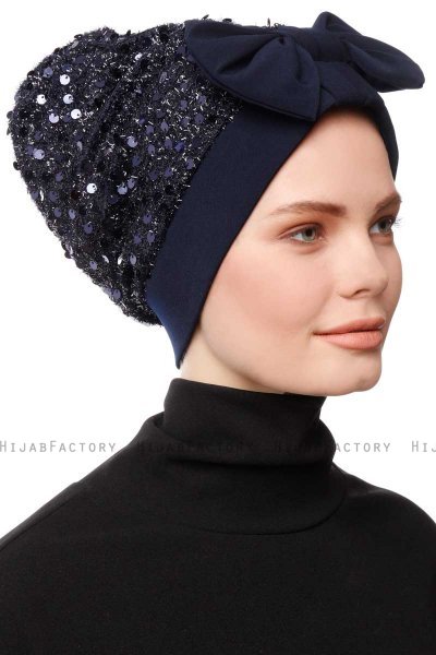 Enfleda - Turbante Azul Marino