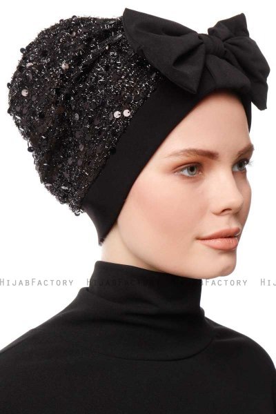 Enfleda - Turbante Negro & Negro