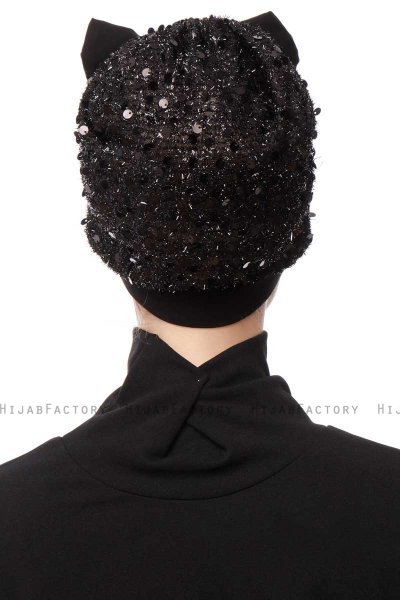 Enfleda - Turbante Negro & Negro