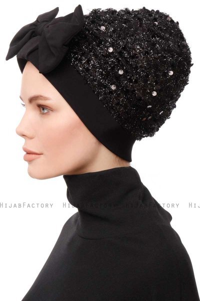 Enfleda - Turbante Negro & Negro