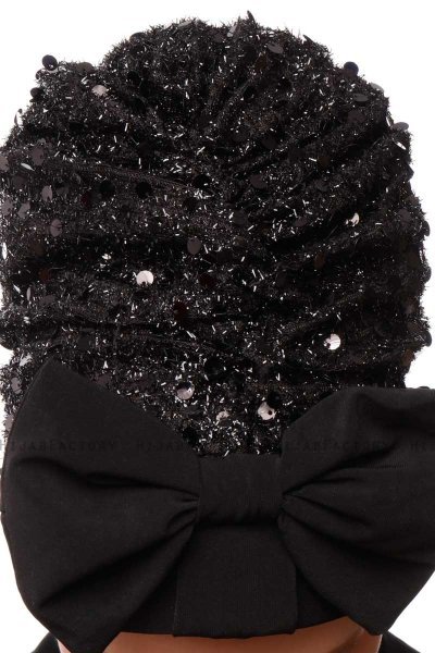 Enfleda - Turbante Negro & Negro