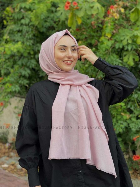 Ermina - Hijab De Algodón Rosa De Antaño - Mirach