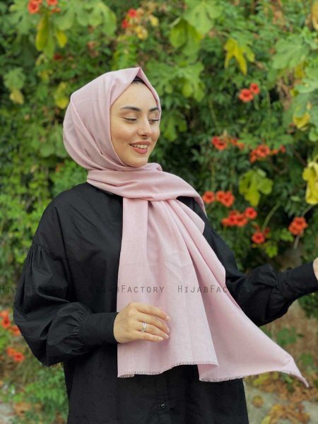 Ermina - Hijab De Algodón Rosa De Antaño - Mirach