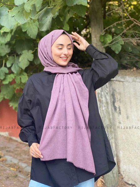 Ermina - Hijab De Algodón Púrpura - Mirach