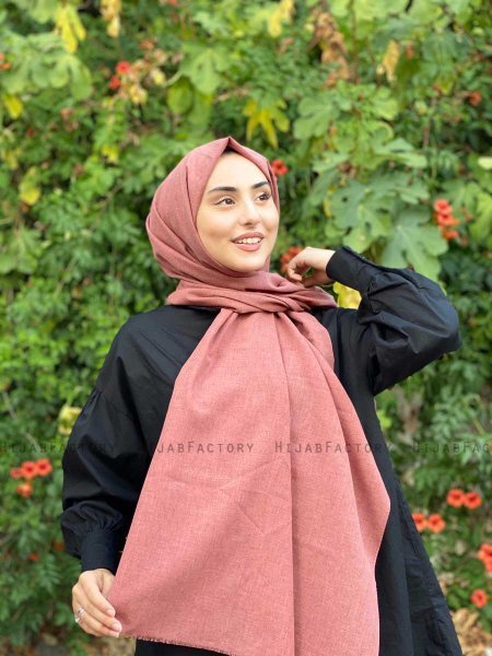 Ermina - Hijab De Algodón Terracotta - Mirach