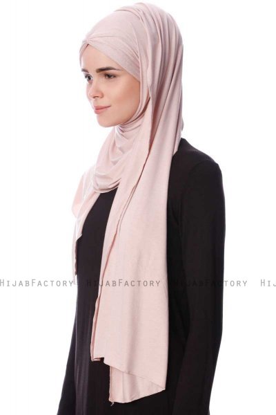 Eslem - Hijab Pile Jersey Rosa De Antaño - Ecardin