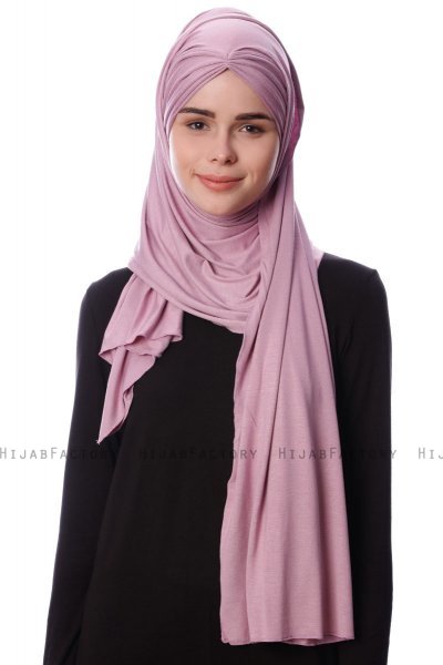 Eslem - Hijab Pile Jersey Púrpura - Ecardin