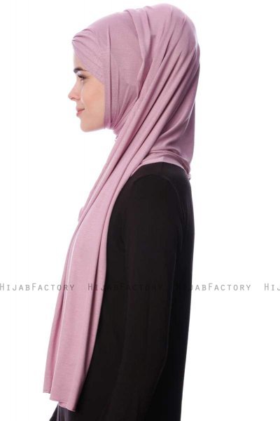 Eslem - Hijab Pile Jersey Púrpura - Ecardin