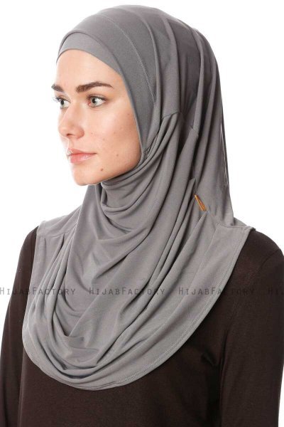 Esma - Hijab Amira Gris - Firdevs