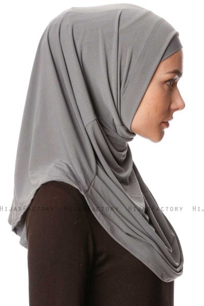 Esma - Hijab Amira Gris - Firdevs